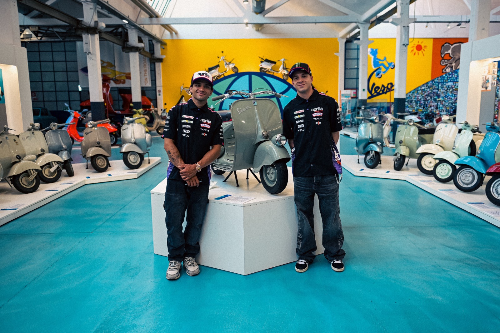 Jorge Martín and Marco Bezzecchi Spotted at Aprilia Event Amidst MotoGP Rumors