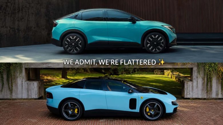 Ferrari Luce : Nissan répond avec humour aux comparaisons avec la Leaf