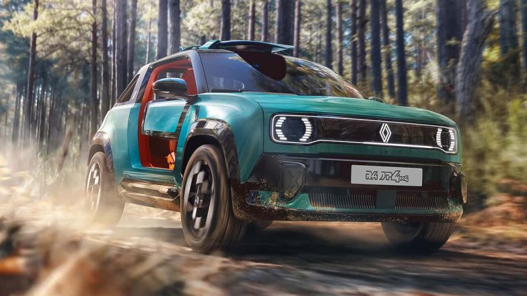 Renault 4 JP4x4 Concept : la citadine électrique se mue en baroudeuse des sables