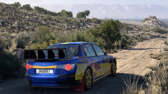 BeamNG.drive propose des véhicules fictifs vaguement inspirés de la réalité, comme cette fausse Subaru. © BeamNG GmbH