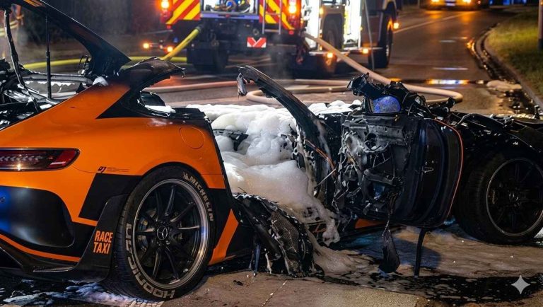 Allemagne : un terrible accident mêlant Mercedes-AMG GT R et moto fait une victime