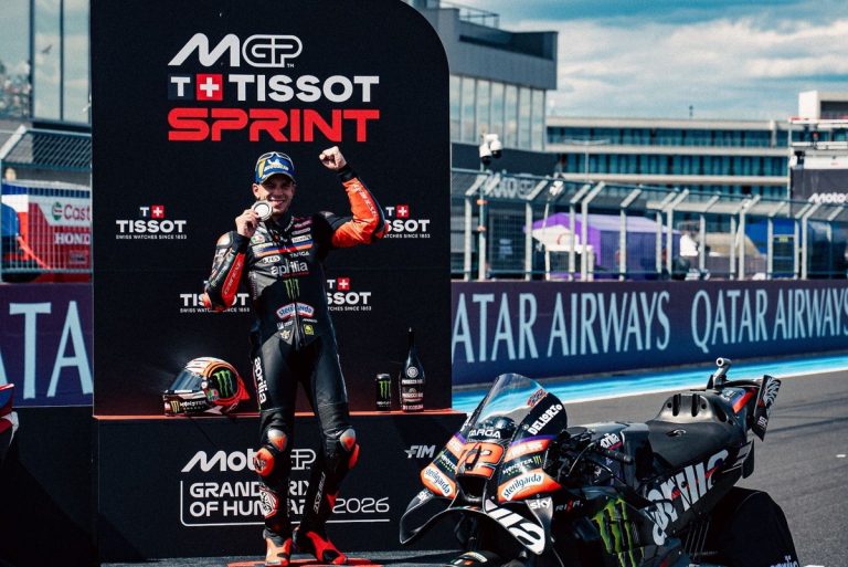 MotoGP : Bezzecchi sauve les meubles à Balaton Park, mais l’Aprilia peine