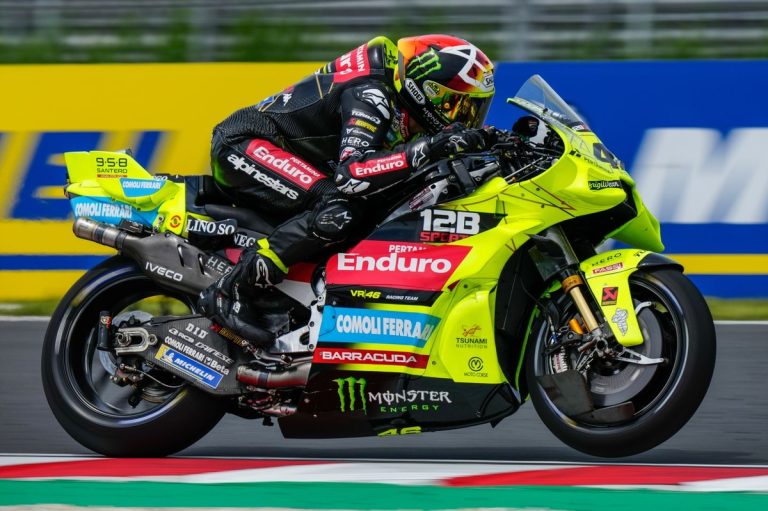 MotoGP : Di Giannantonio, entre essais hasardeux et douleur lancinante