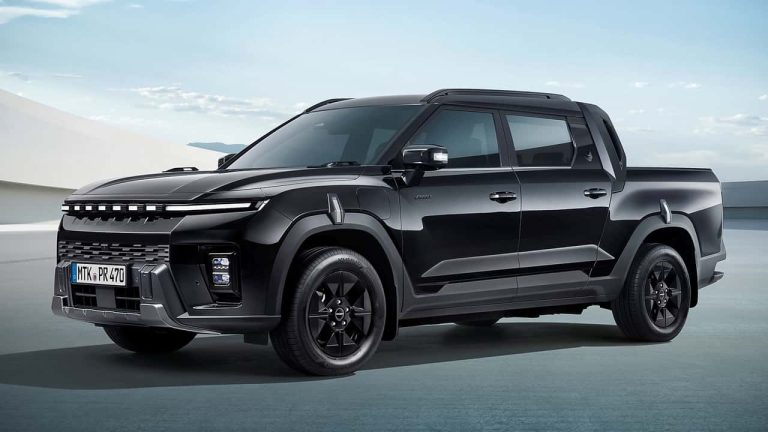 KGM Musso EV : la version « Black Edition » électrise le pick-up coréen