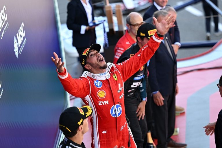 F1 : Hamilton, une victoire Ferrari qui a le goût d’un rêve accompli