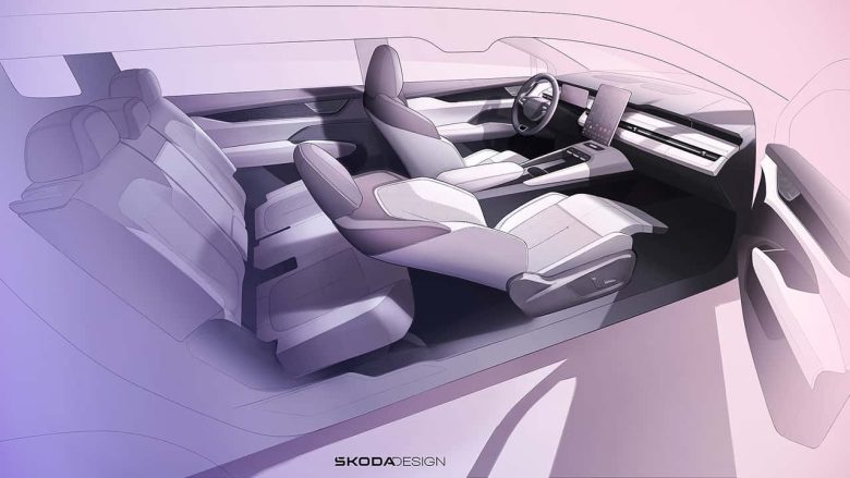 Skoda Peaq : le nouveau SUV 7 places électrique révèle un intérieur audacieux