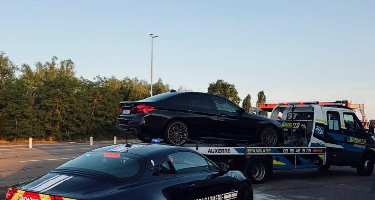 Yonne : intercepté à 214 km/h, un jeune conducteur voit son permis s’envoler