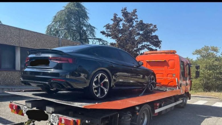 Audi RS5 : 213 km/h sur l’A7 avec un enfant de 4 ans, le permis s’envole