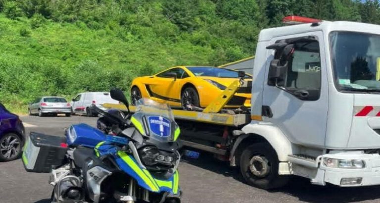 Jura : le conducteur d’une Lamborghini intercepté à 106 km/h en ville